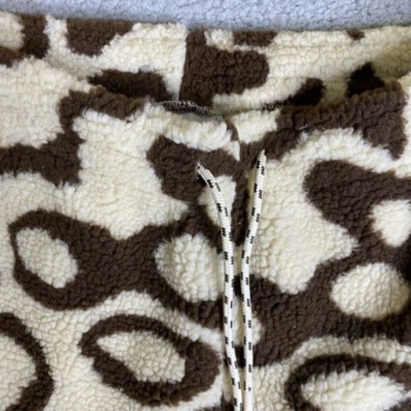 Parks Project Jogger Yellowstone Geyser High Pile Fleece Adult Sz M Brown NWOT - Picture 4 of 8